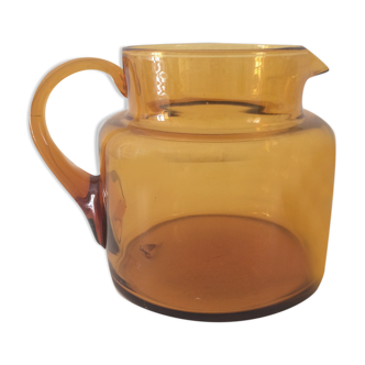 Vintage glass pitcher