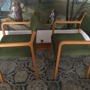 Curved wooden chairs by Wilhelm Ritz for Wilkhahn 1960/1970 - Set of 2