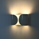 White "Foglio" wall light, by Tobia & Afra Scarpa for Flos, 1960s.