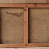 Oil / canvas Landscape of a mountain village from the 19th century François Bonnet (1811-1