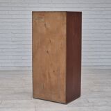 1960s, Danish office cabinet, original condition, teak wood, sliding doors, drawers inside.