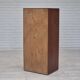 Armoire de bureau danoise des années 1960, état d'origine, bois de teck, portes coulissantes, tiroirs à l'intérieur.