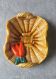 "Carrot Basket" slipware dish, Vallauris