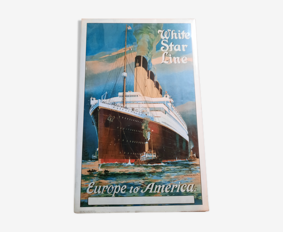 Affiche bateaux vintage