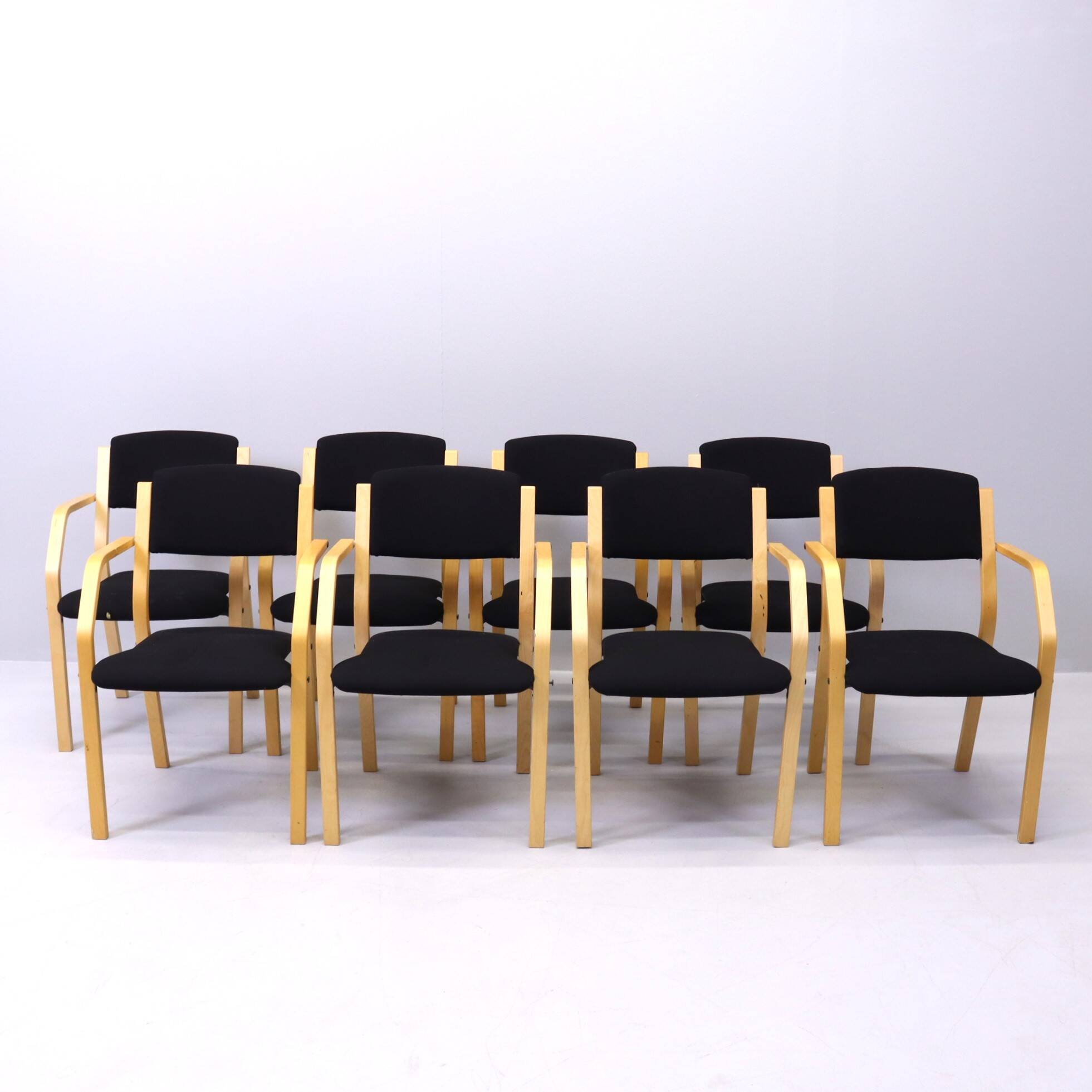 Scandinavian conference chair by LANA Design, made of beech – Denmark, 1960s