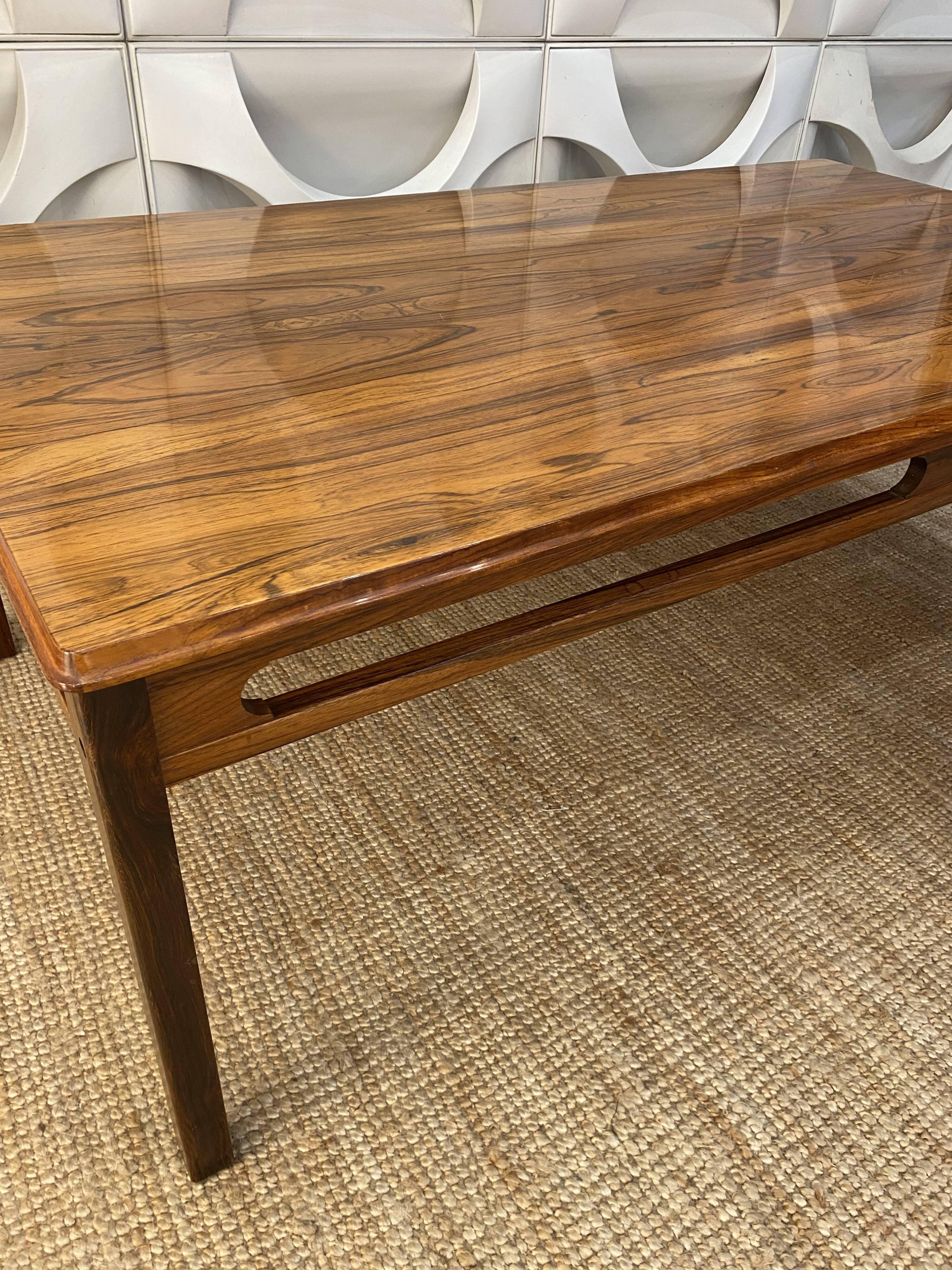 Vintage rosewood coffee tables by rasmus solber for s mobler, 1960