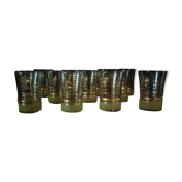 12 verres granités, années 50