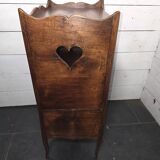 Open library in Louis XV style made of walnut.