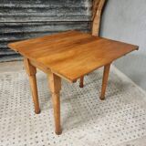 Vintage table folding table dining table side table 90x90cm