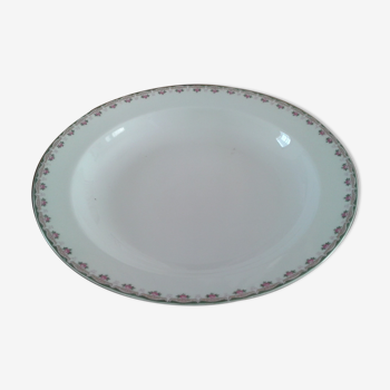 Plat Rond Creux, porcelaine Limoges