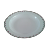Dish rond creux, porcelain limoges