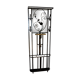 Wrought iron wardrobe with oval mirror