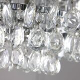 Vintage Viennese Medium Sized Crystal Chandelier, 70s