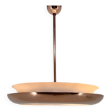 Bauhaus / Functionalist Copper Chandelier Ufo, 1930s, Restored