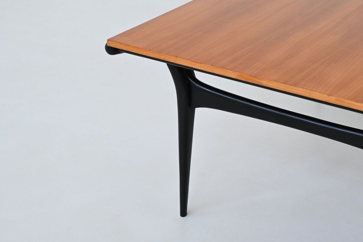 Alfred Hendrickx T4 dining table in beech Belform Belgium 1958