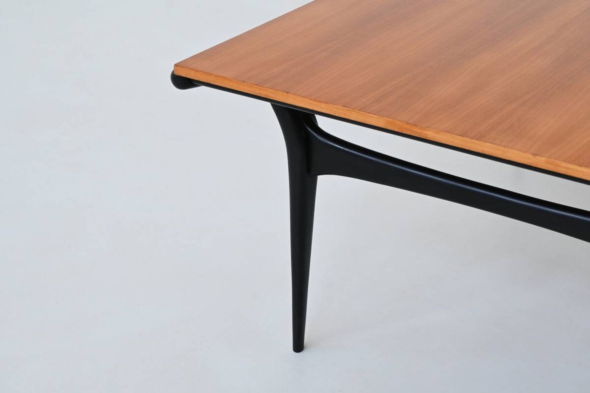 Alfred Hendrickx T4 dining table in beech Belform Belgium 1958