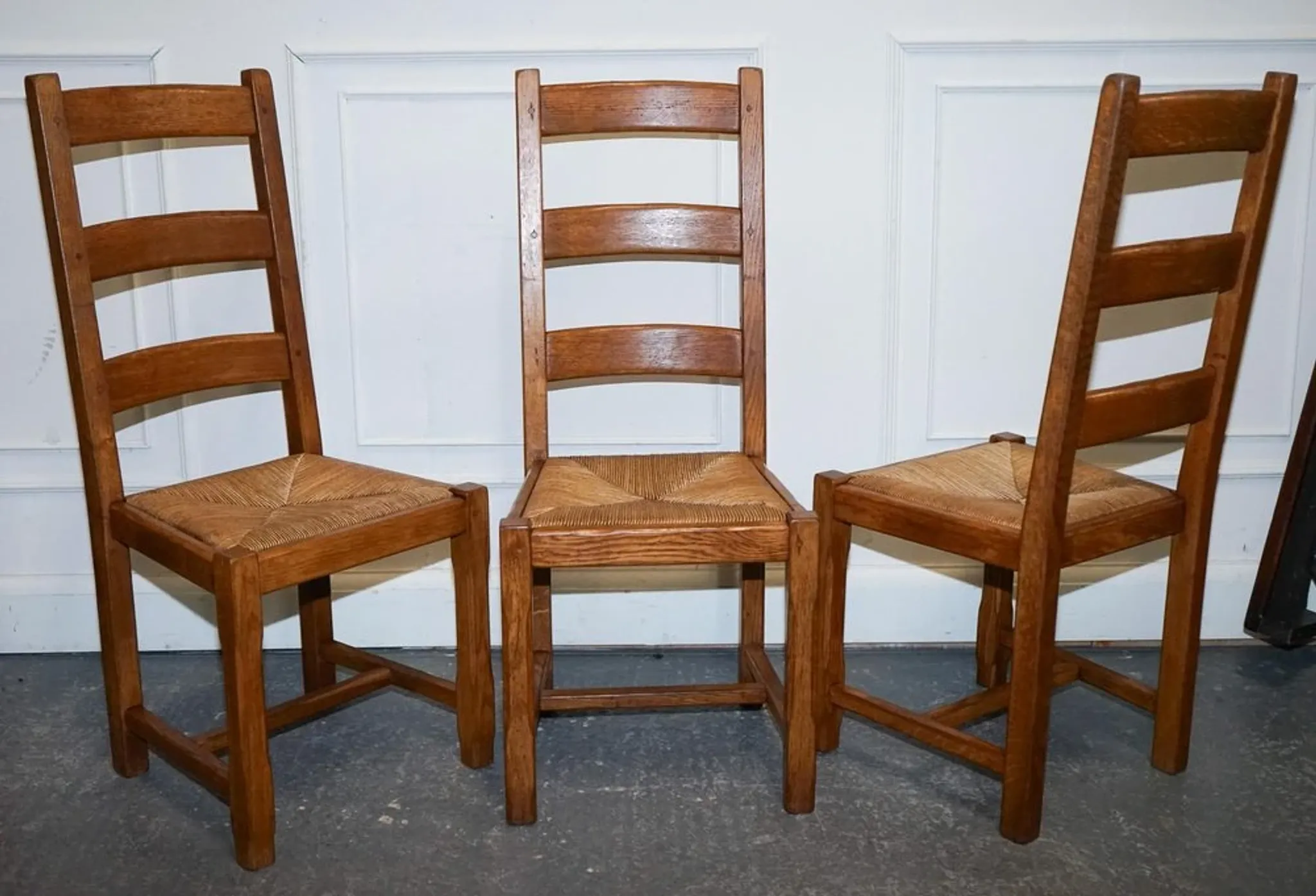 Vintage Dining Chairs, France, 1950s, Set of 6