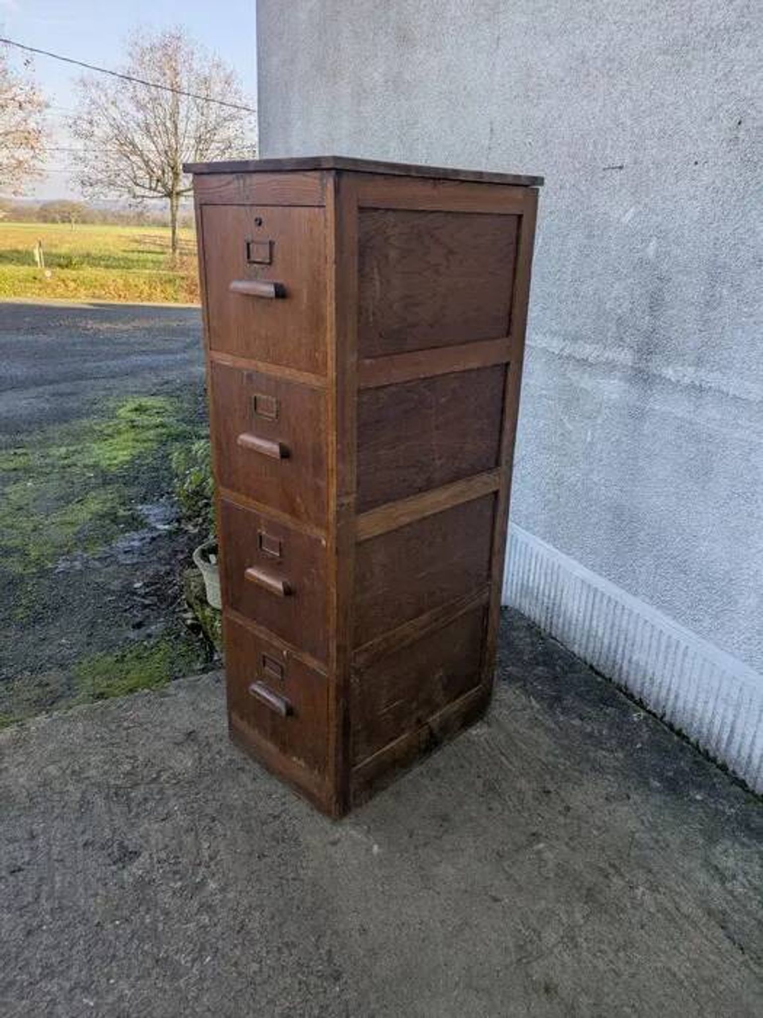 Meuble administratif vintage pour dossiers suspendus