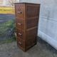 Vintage office furniture for hanging files.