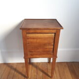 Directoire style curtain bedside table