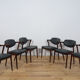 Model 42 Dining Chairs by Kai Kristiansen for Schou Andersen, 1960s, Set of 4