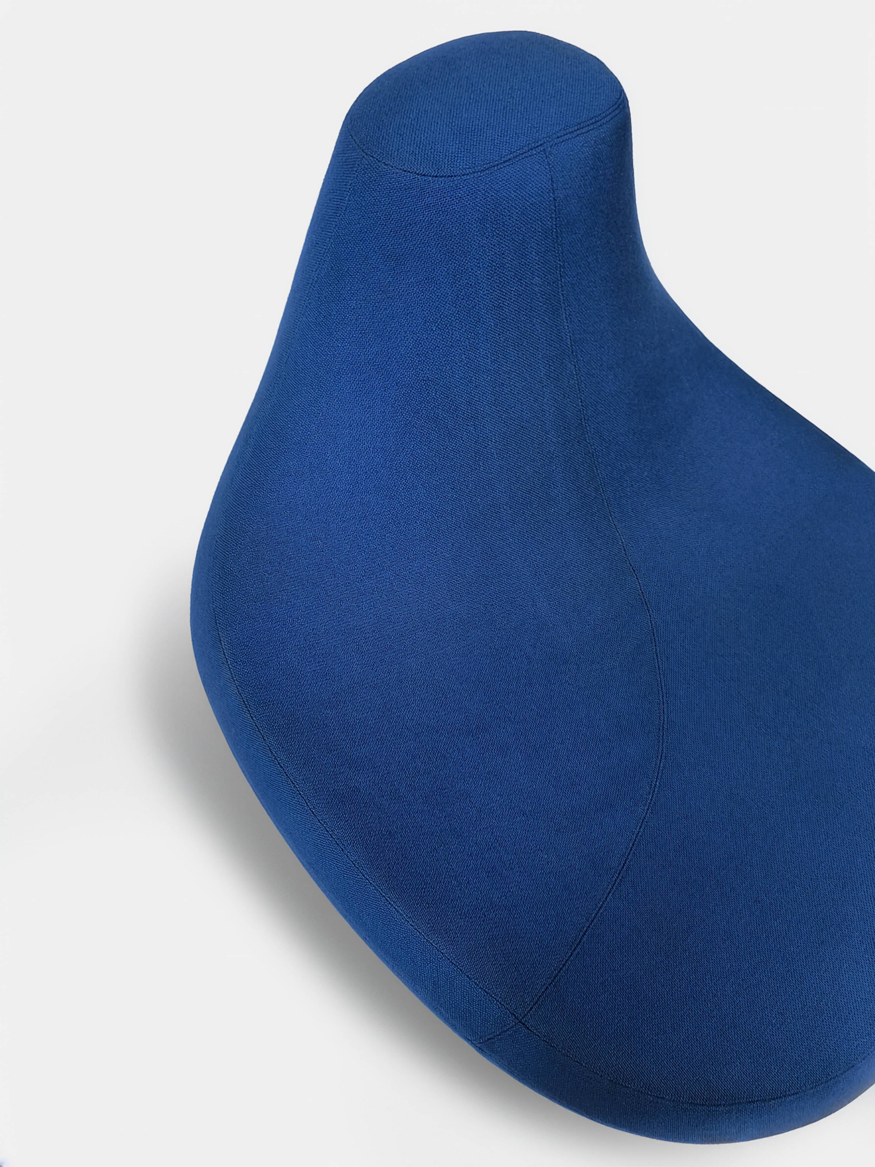 Saruyama Island blue armchair by Toshiyuki Kita for Moroso