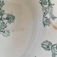 Set of 8dessert plates mismatched Iron Earth XIXth