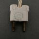 Art Deco 1930 elephant night light in white porcelain