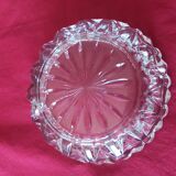 Glass ashtray 14 cm vintage
