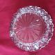 Glass ashtray 14 cm vintage