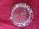 Glass ashtray 14 cm vintage
