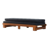 Vintage oak convertible bench by Alain Gaubert