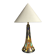 Dutch ceramic art nouveau Plazuid Gouda Pottery table lamp, 1920s