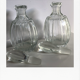 Duo de flacons en verre et cabochon