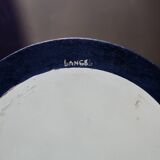 Lancel mirror, leather and wood, France 1960s