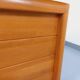 Large vintage double-sided executive desk in oak wood from the 70s