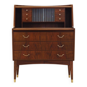 Walnut secretary, Danish design, 1970s, production: Denmark