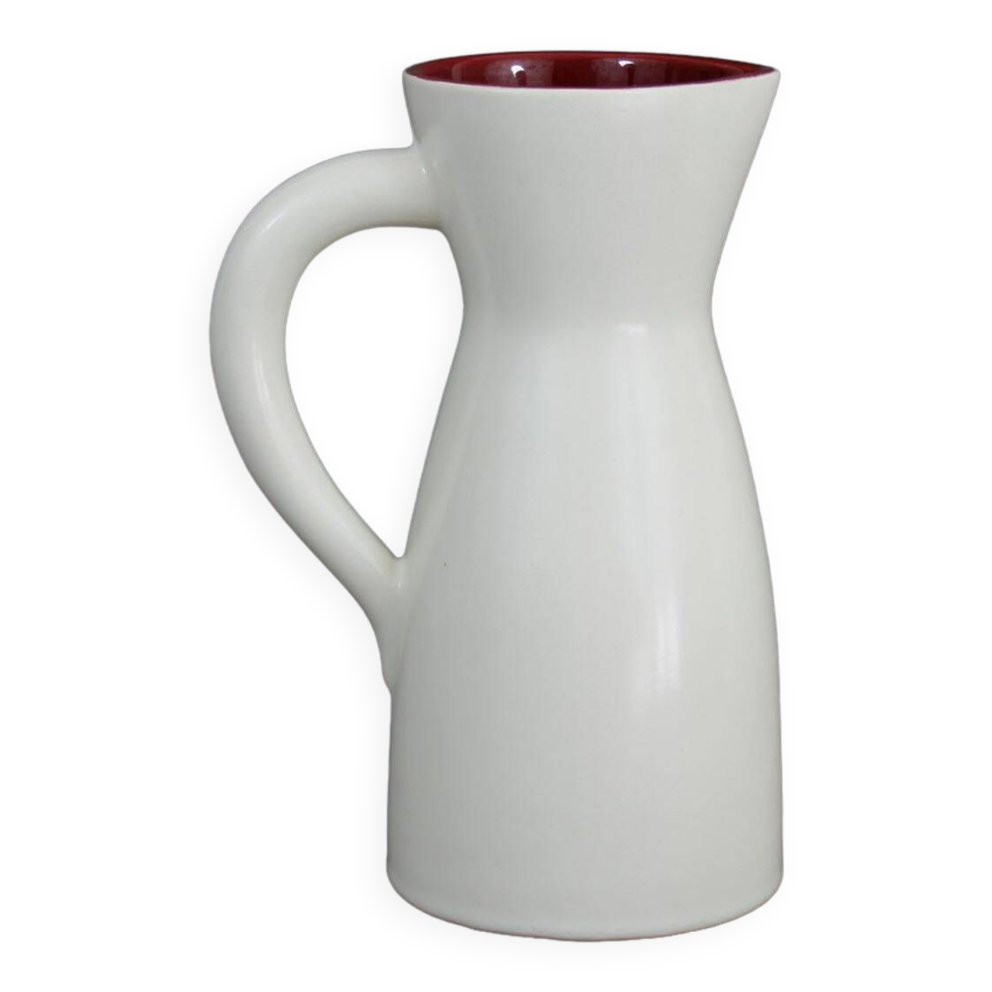 Saint Clément pitcher in vintage ceramic from the 60s
