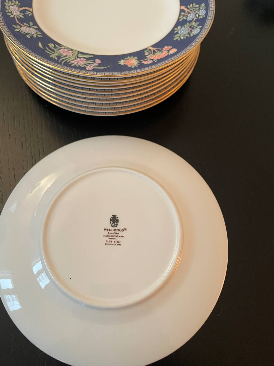 Wedgwood Blue Siam plate
