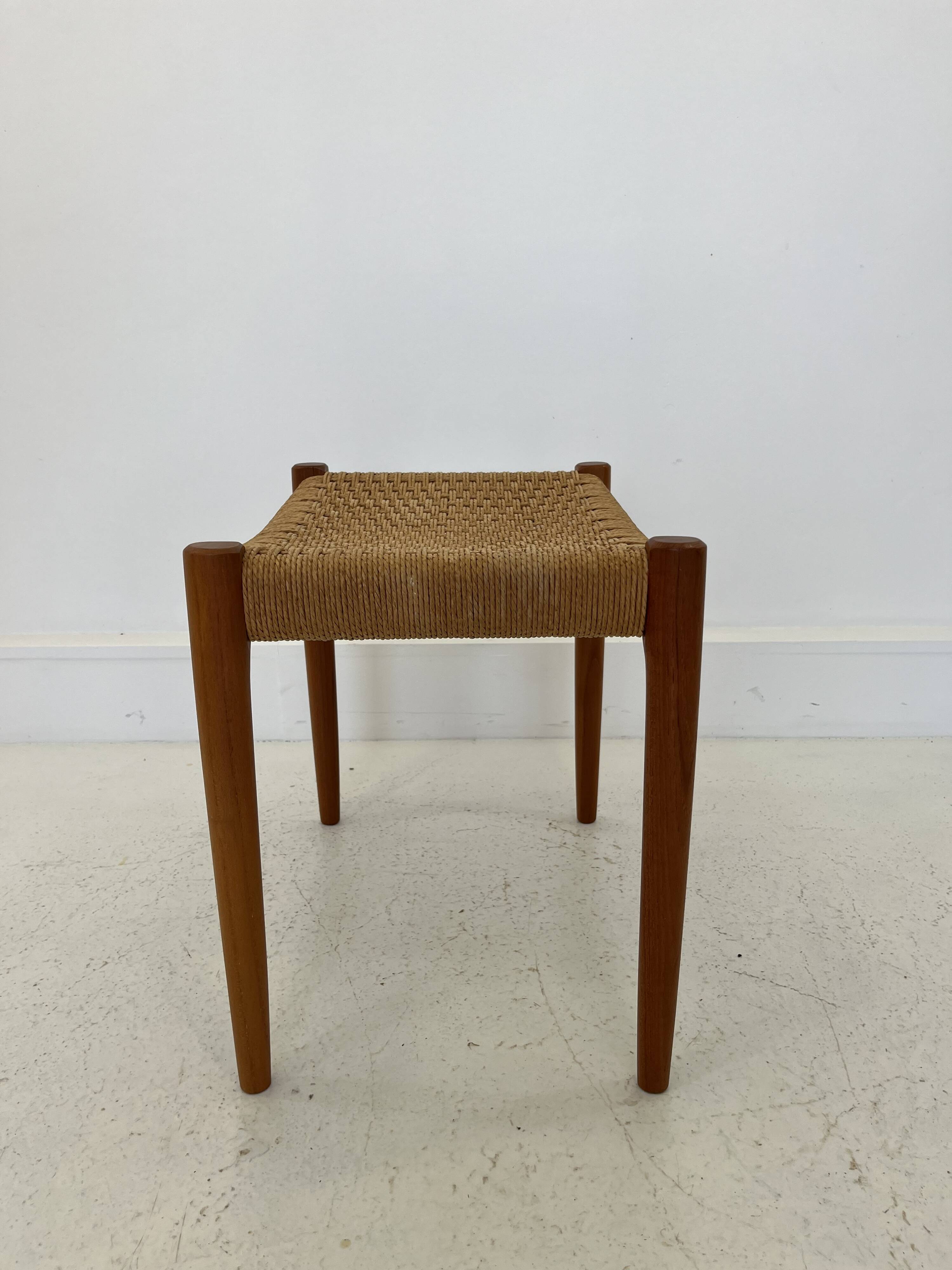 Danish Model 80 Stool in Teak by Niels O Møller for J.L. Møller