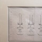 Old Print Engraving 19th Century Anatomy Nose Mouth Plate Head Morphology
