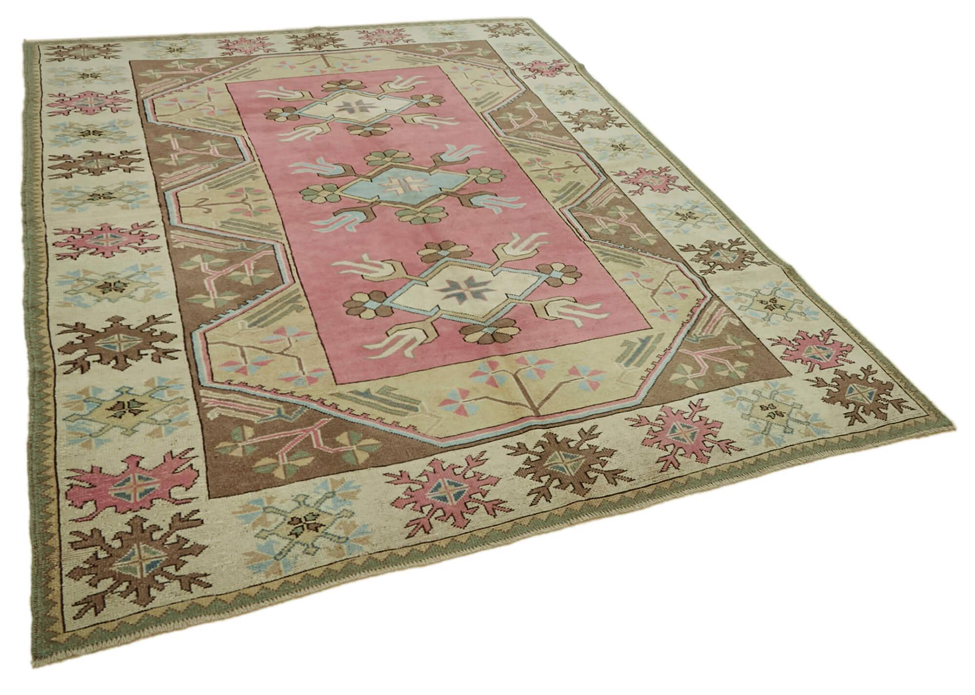 Turkish Vintage Anatolian Rug 215 cm x 280 cm