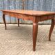Louis XV style cherry farmhouse table.