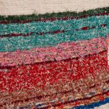 Handwoven recycled cotton rug - Multicolor -