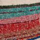 Handwoven recycled cotton rug - Multicolor -