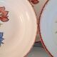 Hollow earthenware plates from Saint Amand Ceranord Vintage Maïté Model