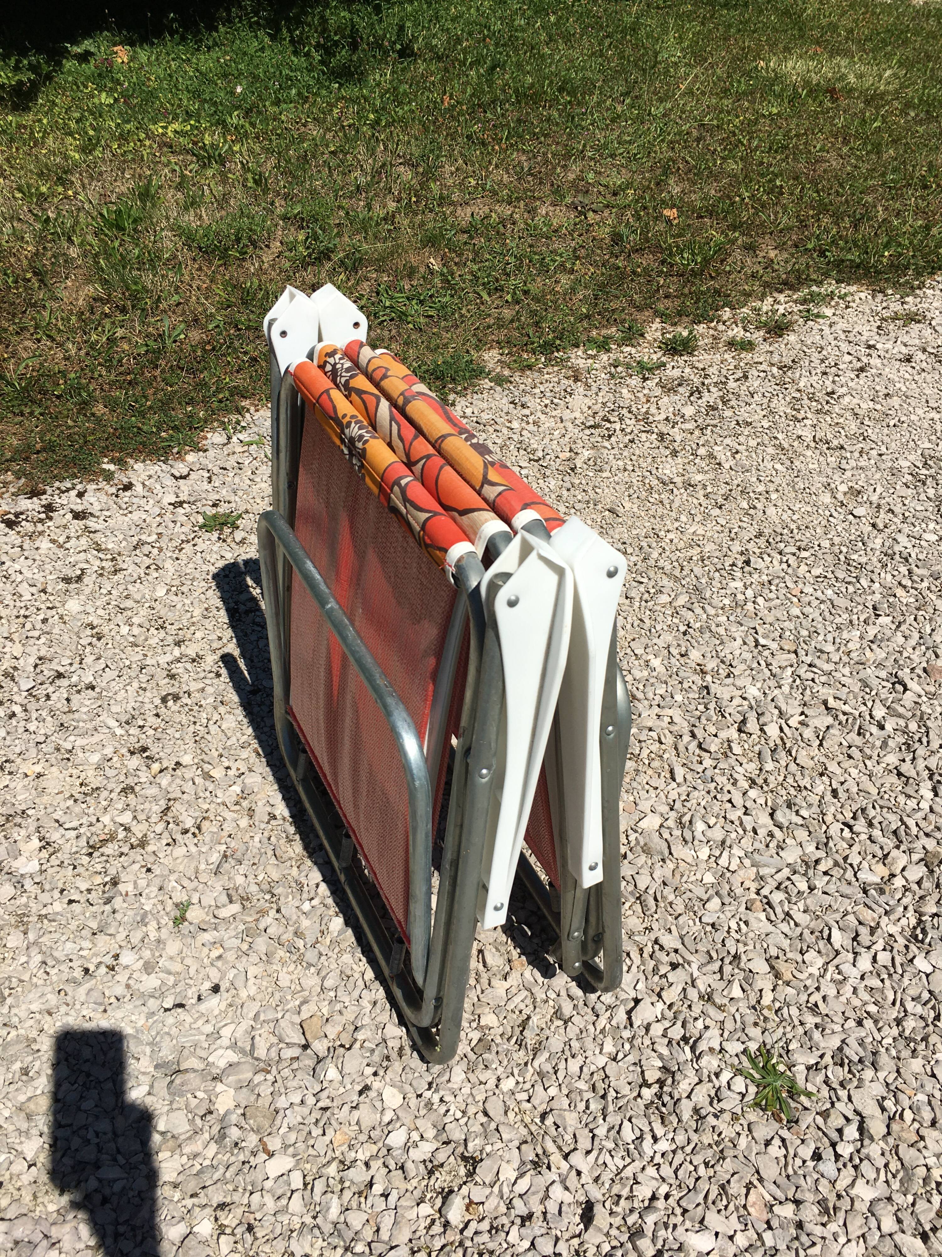 Pair of vintage camping chairs