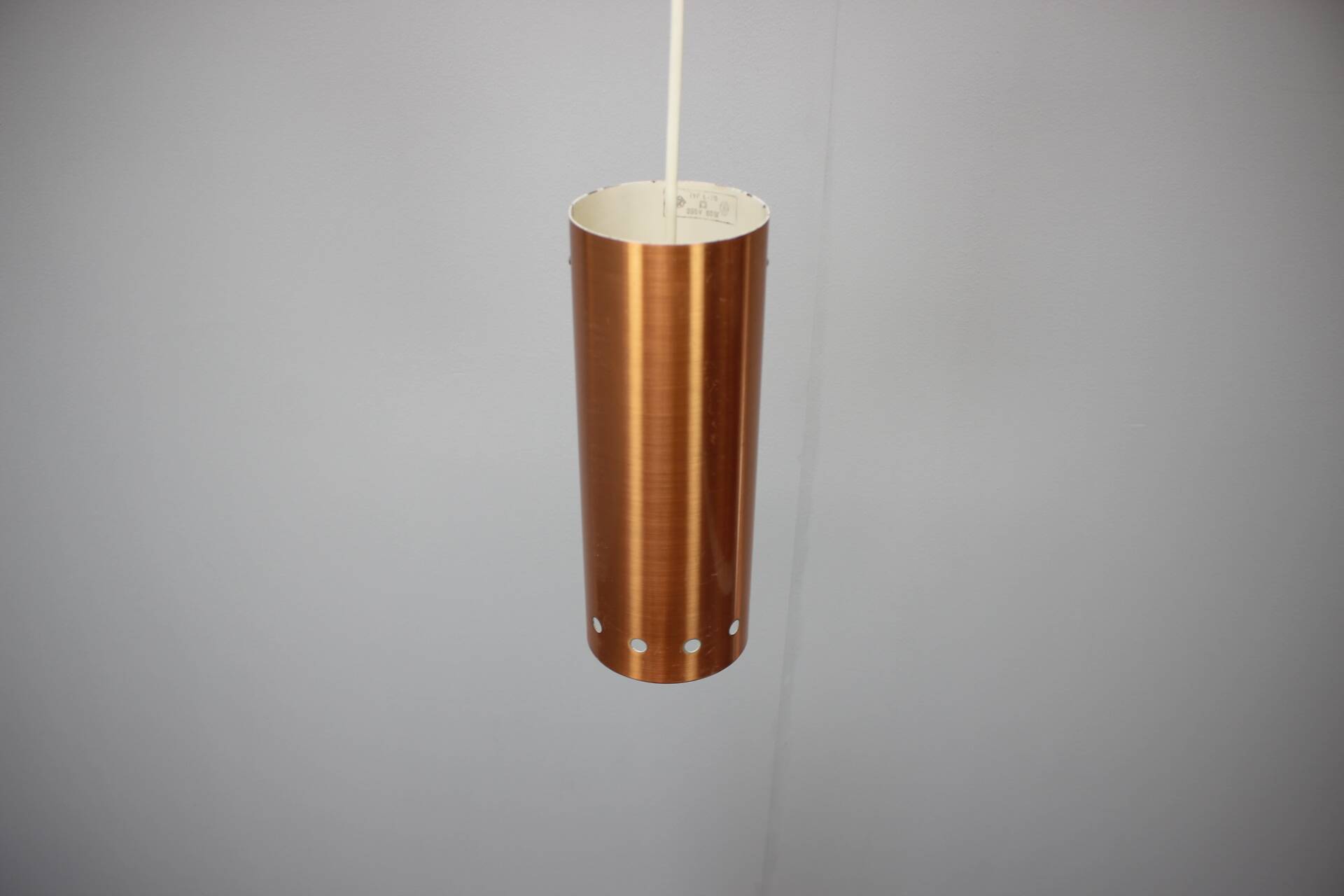 Mid-Century Pendant, 1970s, Denmark, - made of Metal, - shows signs of us