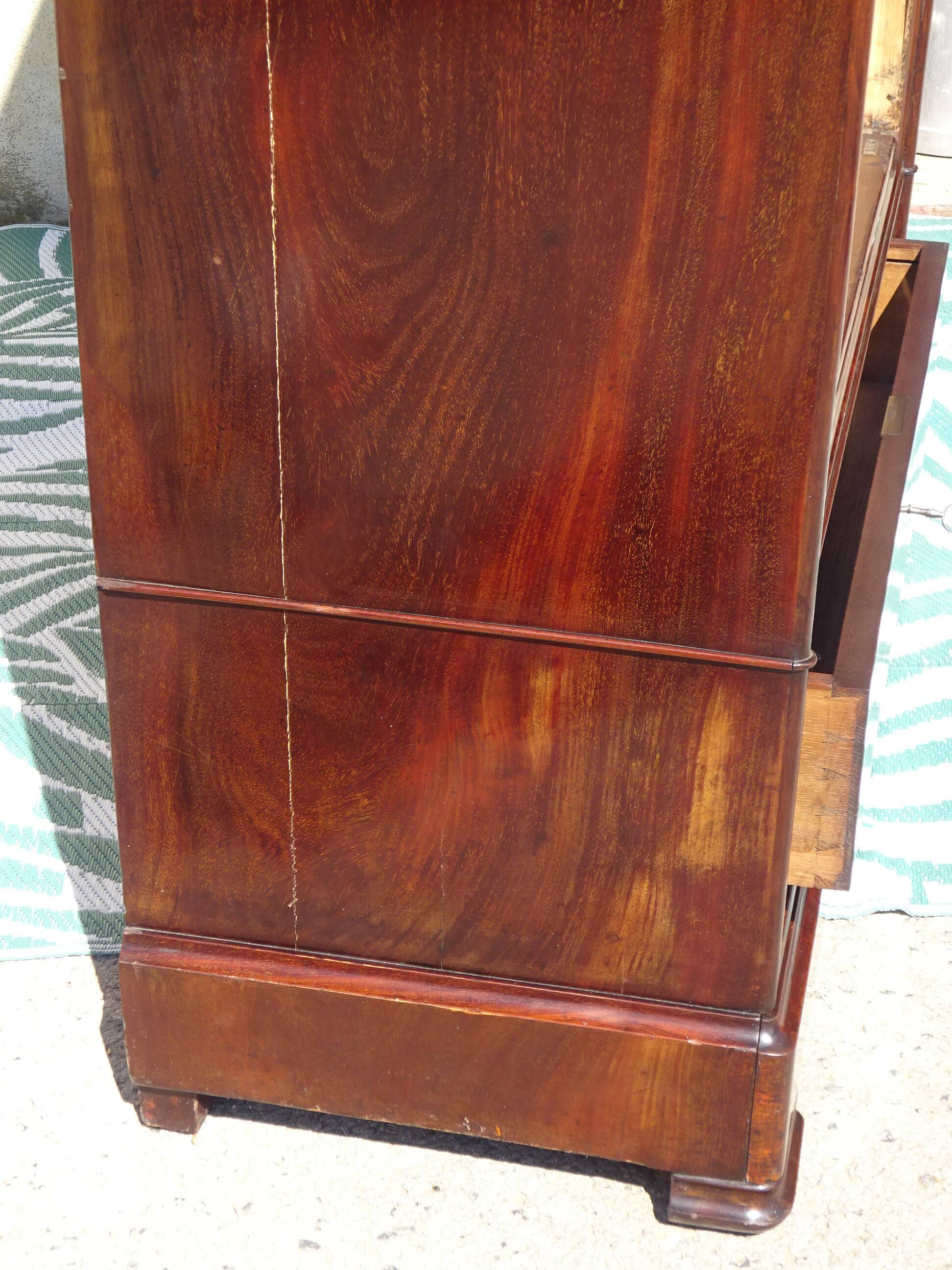 Mahogany bookcase