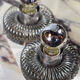 Wall lamp "spring" double Andréa Lazzari vintage 1960